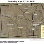 Jackson Hole T27S R41E North Township Map Preview 1