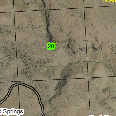 Dowell Reservoir T27S R38E Township Map Preview 3