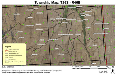 Rockville T26S R46E North Township Map Preview 1