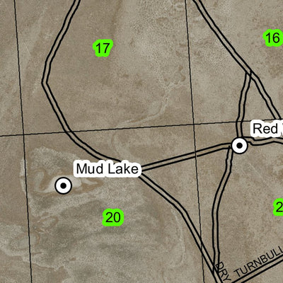 Barren Valley T27S R39E Township Map Preview 3