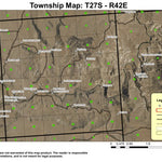 Black Canyon T27S R42E Township Map Preview 1