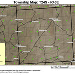 Hole in the Rock T24S R40E Township Map Preview 1