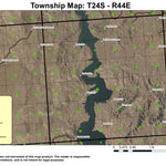 Iron Mountain T24S R44E South Township Map Preview 1