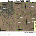 Mahogany Mountain T27S R45E Township Map Preview 1