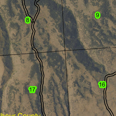 Mahogany Mountain T27S R45E Township Map Preview 3