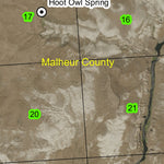 Iron Point T28S R41E Township Map Preview 2