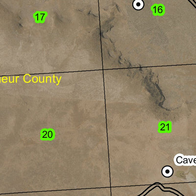Deer Butte T28S R42E Township Map Preview 2