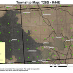 Cow Lakes T28S R44E Township Map Preview 1