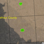 Cow Lakes T28S R44E Township Map Preview 2