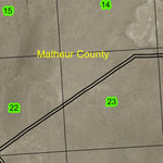 Turnbull Peak T29S R38E Township Map Preview 2