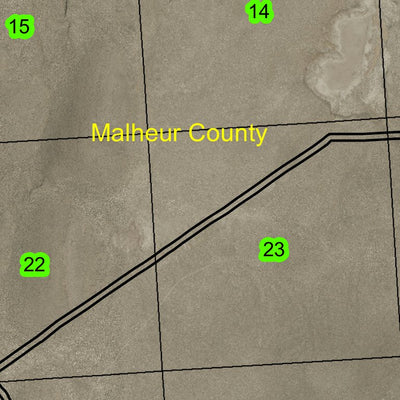 Turnbull Peak T29S R38E Township Map Preview 2