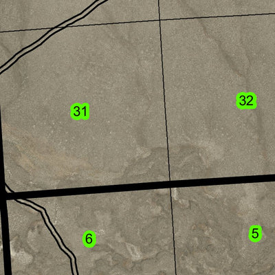 Turnbull Peak T29S R38E Township Map Preview 3