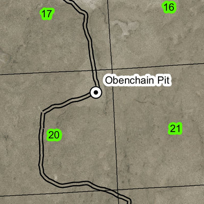 Turnbull Lakebed T28S R38E Township Map Preview 2