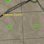 Saddle Butte T29S R39E Township Map Preview 2