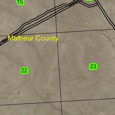 Saddle Butte T29S R39E Township Map Preview 2