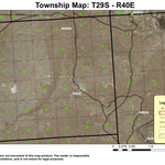 Tub Spring T29S R40E Township Map Preview 1