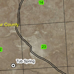 Tub Spring T29S R40E Township Map Preview 2
