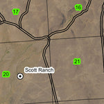 Table Mountain T28S R45E Township Map Preview 2