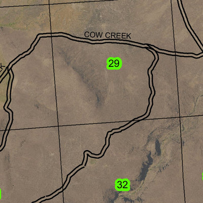 Table Mountain T28S R45E Township Map Preview 3