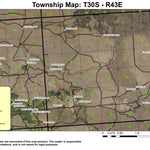 Holdup Rock T30S R43E WestTownship Map Preview 1