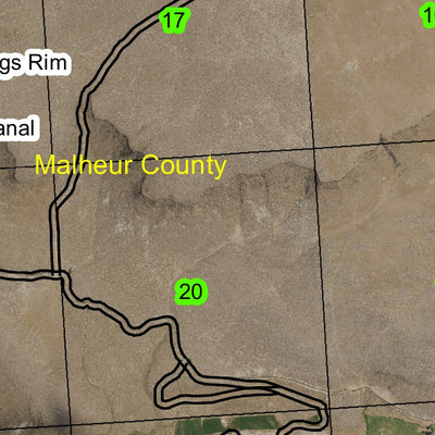 Holdup Rock T30S R43E WestTownship Map Preview 2