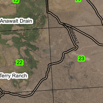 Anawalt Drain T29S R44E Township Map Preview 2