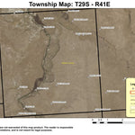 Lambert Rocks T29S R41E Township Map Preview 1