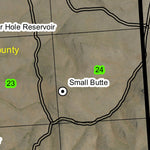Ryegrass Butte T30S R37E Township Map Preview 2