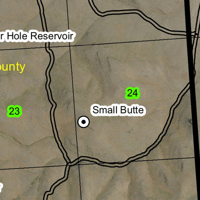 Ryegrass Butte T30S R37E Township Map Preview 2