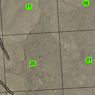 Ryegrass Creek T30S R38E Township Map Preview 2