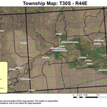 Danner Valley T30S R44E Township Map Preview 1