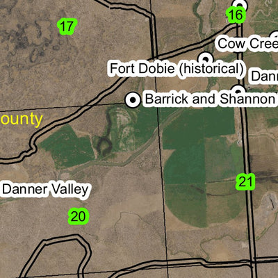 Danner Valley T30S R44E Township Map Preview 2