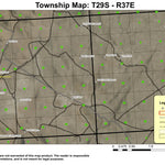 Baker Pass T29S R37E Township Map Preview 1
