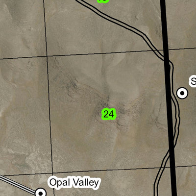 Baker Pass T29S R37E Township Map Preview 2