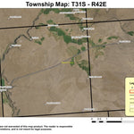 Rome T31S R42E Township Map Preview 1