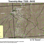 Crooked Creek T32S R41E Township Map Preview 1