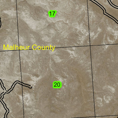 Crooked Creek T32S R41E Township Map Preview 2