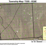 Duck Creek T35S R38E Township Map Preview 1