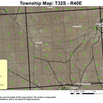 Burns Junction T32S R40E Township Map Preview 1