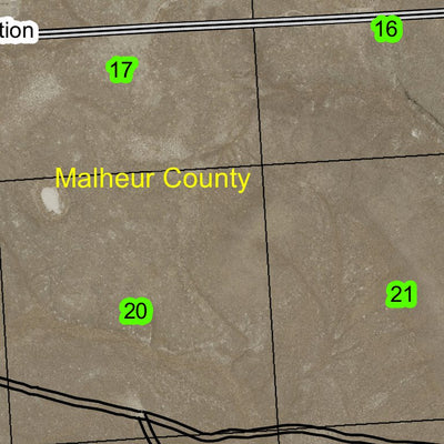 Burns Junction T32S R40E Township Map Preview 2
