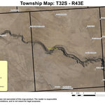 Hole in the Ground T32S R43E Township Map Preview 1