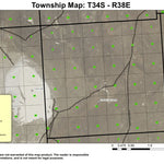 Crooked Creek Range T34S R38E Township Map Preview 1