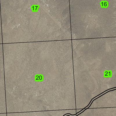 Crooked Creek Range T34S R38E Township Map Preview 2