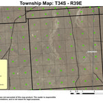 Rome State Airport T34S R39E Township Map Preview 1