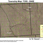 Bowden Hills T35S R40E Township Map Preview 1
