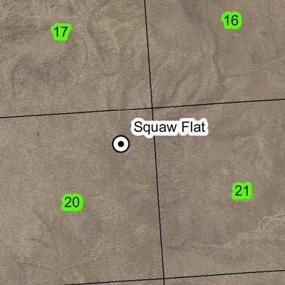 Mouse Trap Butte T34S R44E Township Map Preview 2