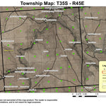 Whiskey Butte T35S R45E Township Map Preview 1