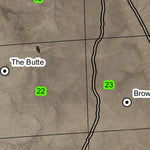 Whiskey Butte T35S R45E Township Map Preview 2