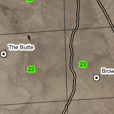 Whiskey Butte T35S R45E Township Map Preview 2