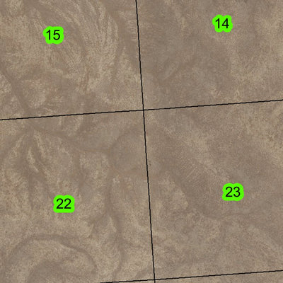 Peacock Lake T35S R43E Township Map Preview 2